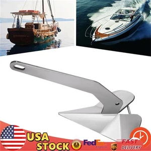 Marine Water Land - 22 lb 10 kg Acero Inoxidable 316 Estilo Delta Arado Barco Ancla - Imagen 1 de 19