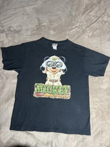 Vintage Animal Kingdom Safari Mickey Mouse Shirt 1990s Disney World Large - Picture 1 of 9