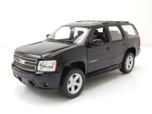 Chevrolet Tahoe 2008 Nero Modellino 1:24 Welly - Foto 1 di 9