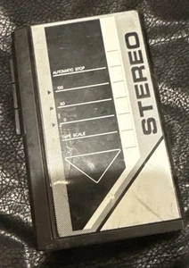 Reproductor de cintas de casete estéreo AM/FM de colección negro sin probar - Imagen 1 de 8