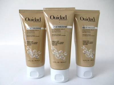Jalea voluminizadora Ouidad Curl Shaper 2,2 oz (raspada) paquete de 3 Foto 1 de 3