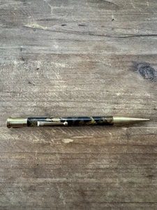 Vintage The Moore Clip Gold-Filled Druckbleistift Marmor Zelluloid USA 1920er - Bild 1 von 11