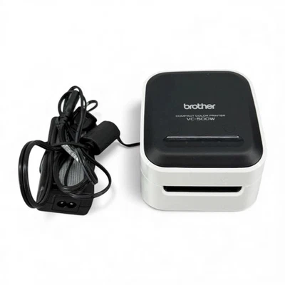 Brother VC-500W Wireless Compact Color Label Printer With Adapter - Tested - Image 1 of 4