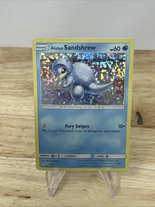 Pokemon Alolan Sandshrew 4/12 McDonald's 2019 Holo LP - Picture 1 of 3