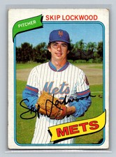 1980 Topps #567 Skip Lockwood New York Mets Baseball Card