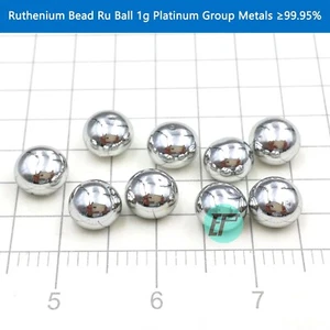 Ruthenium Bead Ru Irregular Melted Ball 1g Platinum Group Metals ≥99.95% - Picture 1 of 3