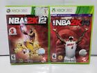Nba 2k12 Nba 2k14 Xbox 360 With Manuals Lot Of 2 *free Shipping* Nice Condition 
