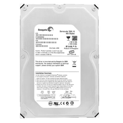 Disco Rigido Seagate 400Gb ST3400820AS 8Mb Cache 7200 RPM SATA II 3,5 " - Immagine 1 di 4