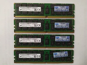 64GB DDR4 ECC MICRON 4x16GB 2Rx4 PC4-2133P Server Ram ECC Memory Registred - Imagen 1 de 3