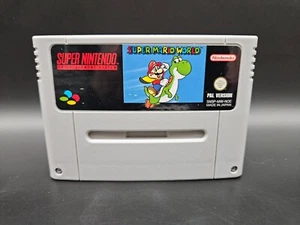 Super Mario World Super Nintendo SNES #2 Modul SNSP-MW-NOE ✅ speichert ✅ - Picture 1 of 4
