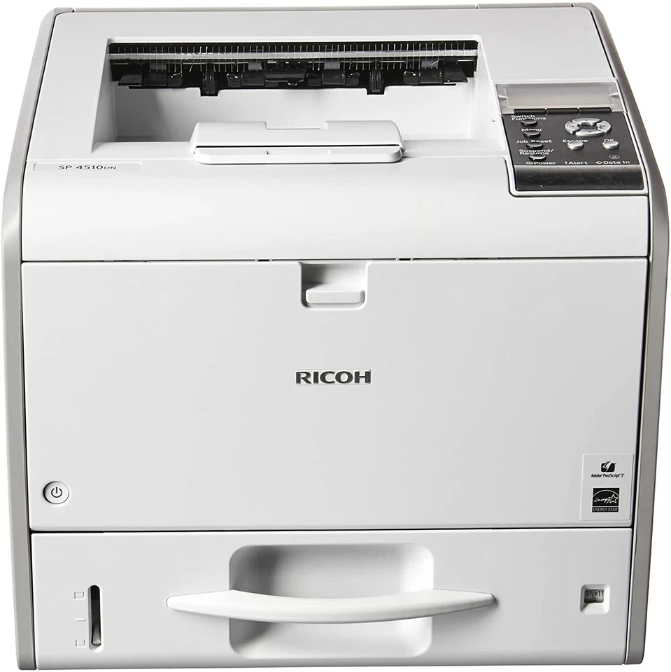 Ricoh SP 4510DN Workgroup Printer | Toner & Drum Included | Low Page Count - Image 1 of 3