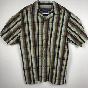 Pendleton Woolen Mills Bamboo Shirt Men's Short Sleeve Casual Shirt M EUC - Picture 1 of 6