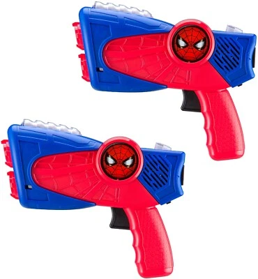 Marvel Spider-Man Laser Tag Blasters Set de 2 jugadores (alcance de hasta 100 pies) Foto 1 de 2