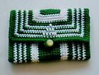 Crocheted 2 Tone Bi-Color Geometric Clutch Purse Pattern Instructions Only