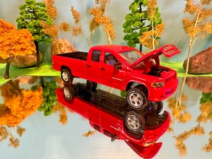 Ertl 1/64 Red Dodge RAM 2001, 2500, Old School ERTL, Rare Die Cast, Hard To Find - Picture 1 of 6