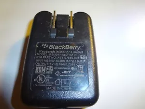 Genuine BlackBerry Micro-USB Mains Wall Travel Charger Model PSM04A -050RIMC - Picture 1 of 3