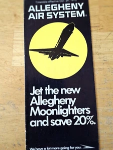 Horario ALLEGHENY AIRLINES 29 de octubre de 1972 - Imagen 1 de 1