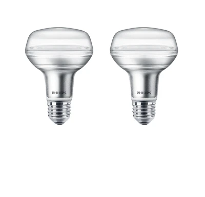 Philips R80 8w Light Bulb 100w E27 Screw Cap LED Corepro Reflector Lamp - Image 1 of 4