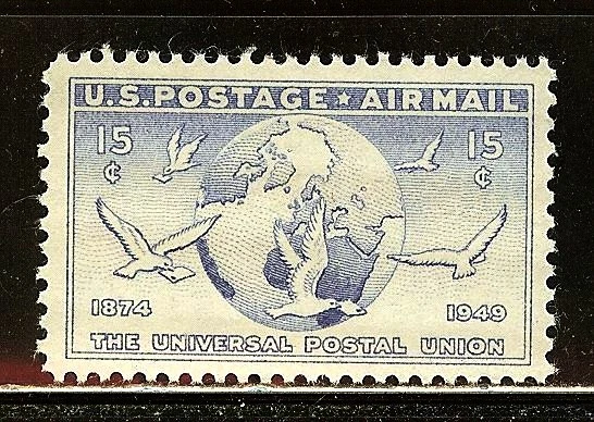 Very Nice US Year of 1949 Mint Air Mail Stamp SCOTT# C43 (MNH) - Image 1 of 1