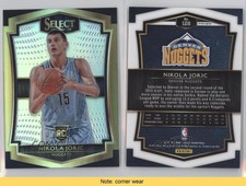 2015-16 Panini Select Premier Level Silver Prizm Nikola Jokic #128 Rookie RC