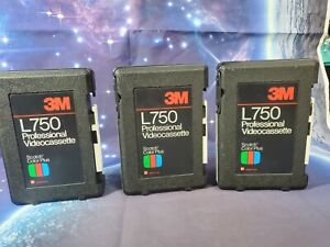 Scotch 3M L750 Professional BETAMAX cassette Scotch Color Plus in hard cases.