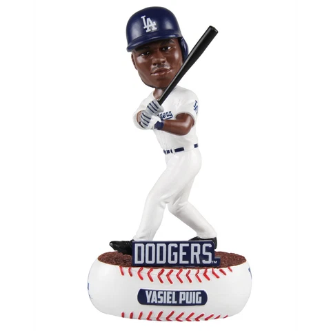Yasiel Puig Los Angeles Dodgers Baller Bobblehead MLB Cover