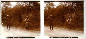 Annam.Vietnam.Types Moïs Peuple d'Indochine.Vue stereo sur verre 6x13.Original. - Imagen 1 de 1