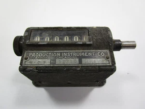 Vintage Production Instrument Co. Mechanical Counter Industrial - Picture 1 of 5