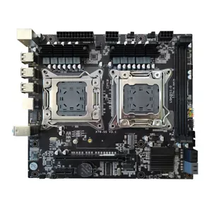 MATX dual socket LGA2011 X79 motherboard Intel chipset C602 Xeon E5 2600 v1 v2 - Picture 1 of 4