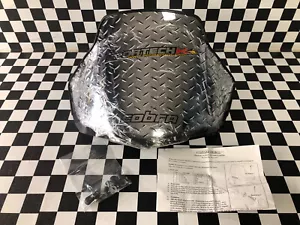 2003-2008 Ski-Doo Rev Cobra Chrome Sportech Fly Screen Windshield diamond *NOS* - Picture 1 of 11