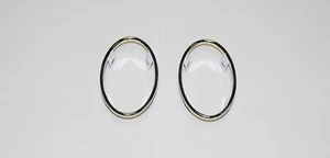 Tail Light Ring Chrome Left Right Side Pair Fits Volkswagen Type1 Bug 1956-1961 - Picture 1 of 2