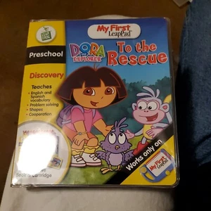 LeapFrog My First LeapPad Dora the Explorer To the Rescue - Complete w/ Book - Picture 1 of 4