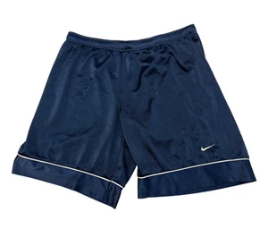 Nike Shorts Boys Large 14 - 16 Gym Basketball Shorts Blue Unlined Drawstring - Picture 1 of 6