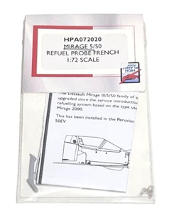 High Planes Models HPA 072020 Mirage 5/50 Refuel Probe French Upgrade Sealed Bag - Picture 1 of 5