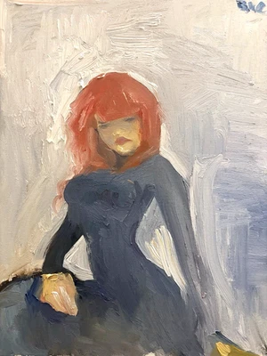 Boudoir Figure Portrait Realism Disney Oil Painting 16x20 Canvas Original Signed - Image 1 of 3