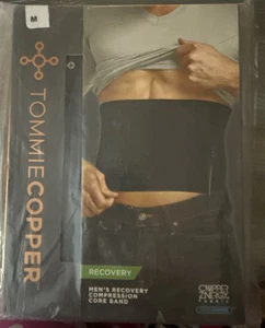 Tommie Cobre Hombres Banda Núcleo Negro Cool-Cobre Soporte Compresión Mediano - Imagen 1 de 4