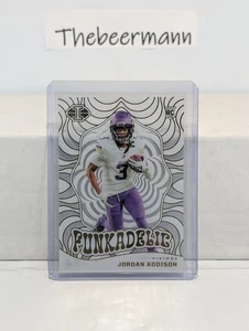 2023 Panini Illusions Jordan Addison Funkadelic Acetate #17 Minnesota Vikings - Picture 1 of 2