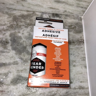 KIT DE REPARACIÓN INSTANTÁNEA Tear Mender Tela Cuero Tapicería Sofá Zapato Pegamento Adhesivo Foto 1 de 3
