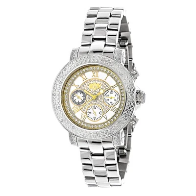 Reloj Mujer Acero Inoxidable Diamante | Luxurman Montana 36 mm Foto 1 de 4