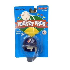 1997 Montreal Expos Riddell Pocket Pros Baseball Mini Helmet MLB Rare Collectors - Picture 1 of 2