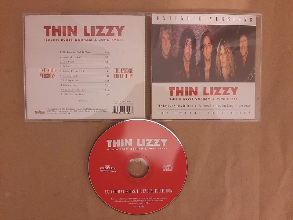 Thin Lizzy - Extended Versions  (bmg 2001 CD unplayed)   £14.99 Foto 1 de 1