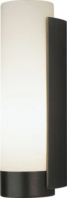 Aplique de pared Robert Abbey Tyrone Tyrone 12" 1 luz baño - bronce Foto 1 de 2