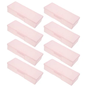  8 Stück Nagel Zubehör Aufbewahrung Organizer - Kunststoff Nagel Werkzeugkiste für Maniküre - Bild 1 von 12