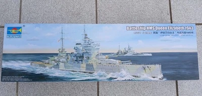 Trumpeter / 05324 Battleship HMS Queen Elizabeth 1943 / 1:350  - Bild 1 von 3