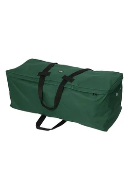 Bolso de pacas de heno, verde con asas negras usado en excelente estado Foto 1 de 4