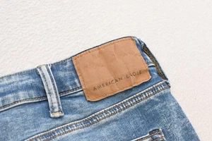 American Eagle Athletic Skinny AirFlex Stretch Blue Denim Jeans Mens Sz 38 x 32 - Picture 1 of 12