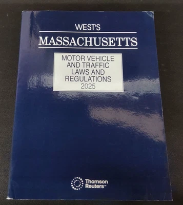 West's Massachusetts Moto Vehicle and Traffic Laws and Regulations 2025 PB - Image 1 of 4