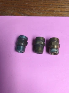 3PC  Pipe Reducer Nipple Fitting 1/2" NPT x 3/8" NPT Male Adapter Increaser - Picture 1 of 4