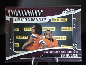 2025 absolute football Introductions ORANGE CRUSH . Harvey, Bryant  Rc BRONCOS - Picture 1 of 2