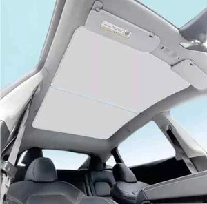 Tesla Model Y Sunshade Roof Window Insulation Heat Blocking Shades Black - Picture 1 of 1